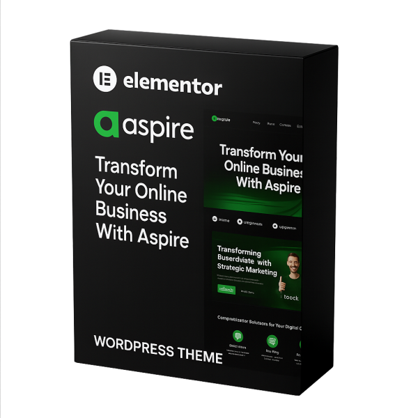 Best SEO & Digital Marketing Elementor Template Kit – Aspire