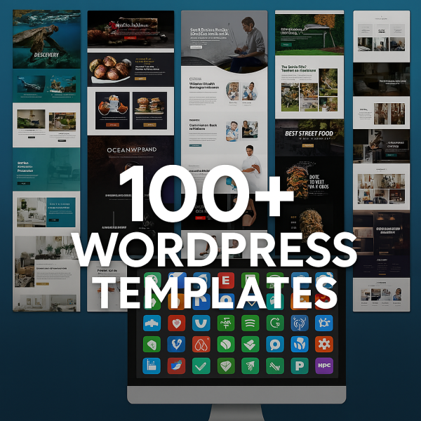 100+Wordpress Premium Template and Elementor Pro