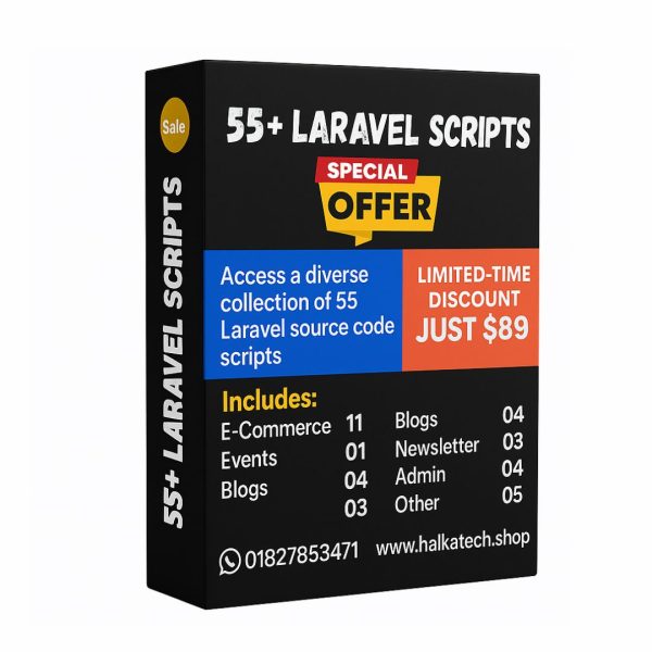 55+ Premium Laravel Scripts for IT Projects